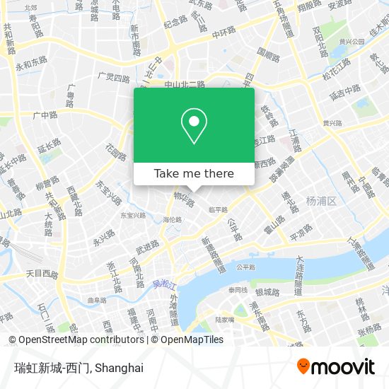 瑞虹新城-西门 map