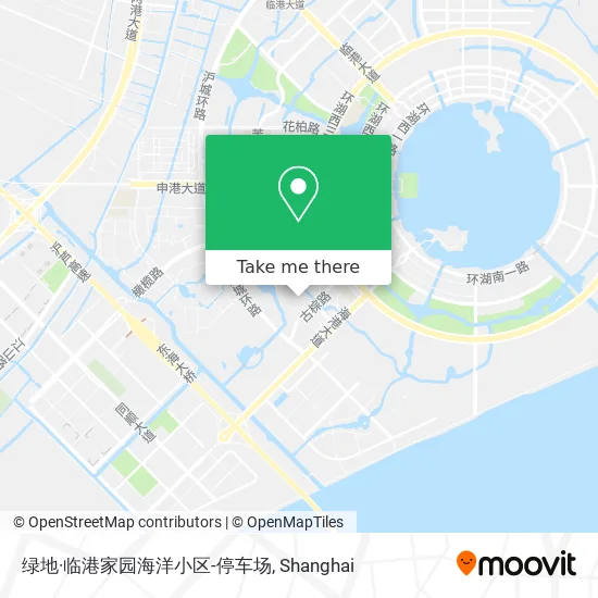 绿地·临港家园海洋小区-停车场 map