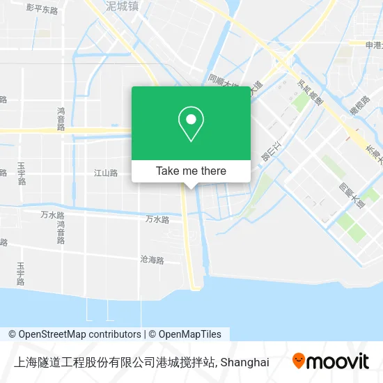 上海隧道工程股份有限公司港城搅拌站 map