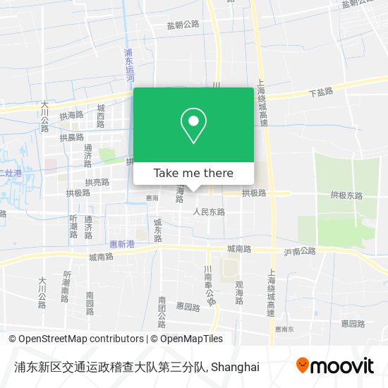 浦东新区交通运政稽查大队第三分队 map
