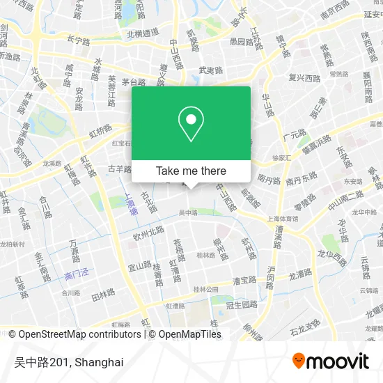 吴中路201 map