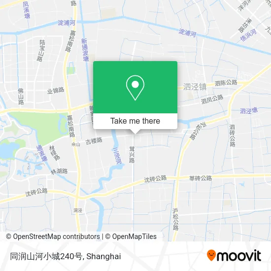 同润山河小城240号 map