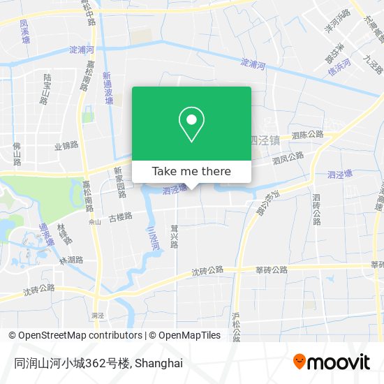 同润山河小城362号楼 map