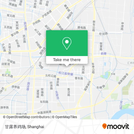 甘露养鸡场 map