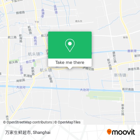 万家生鲜超市 map