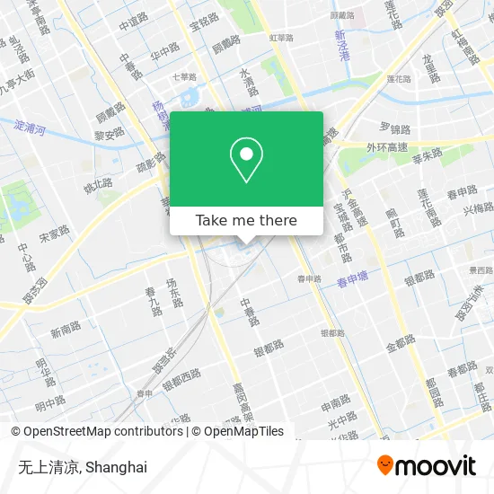 无上清凉 map