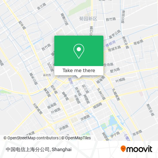 中国电信上海分公司 map