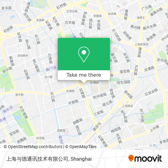 上海与德通讯技术有限公司 map