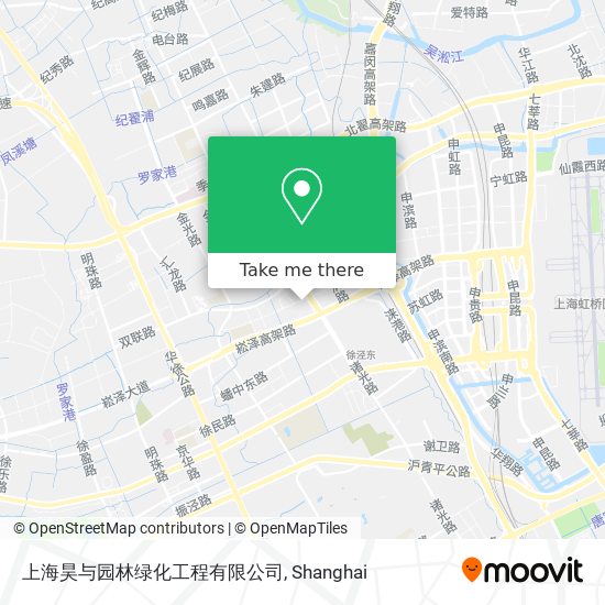上海昊与园林绿化工程有限公司 map
