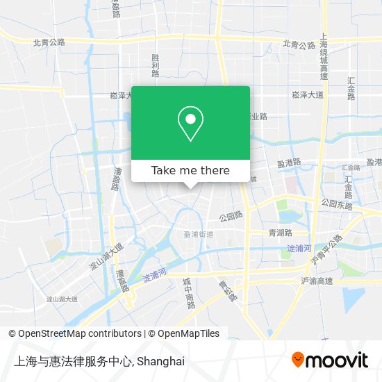 上海与惠法律服务中心 map