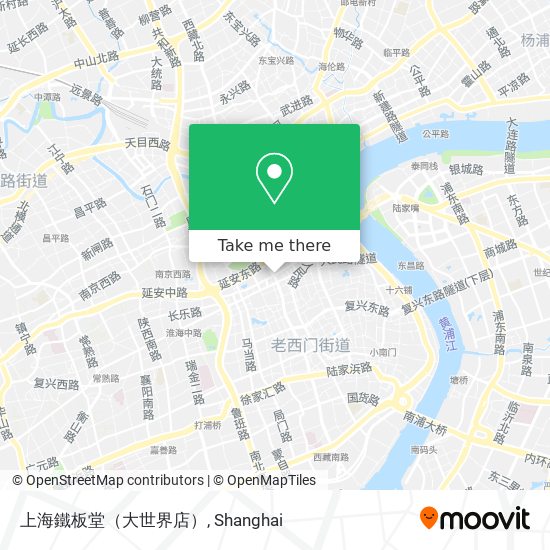 上海鐵板堂（大世界店） map
