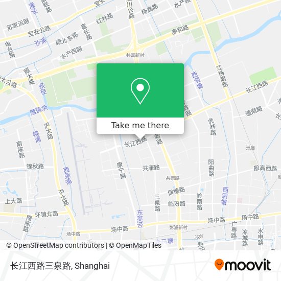 长江西路三泉路 map