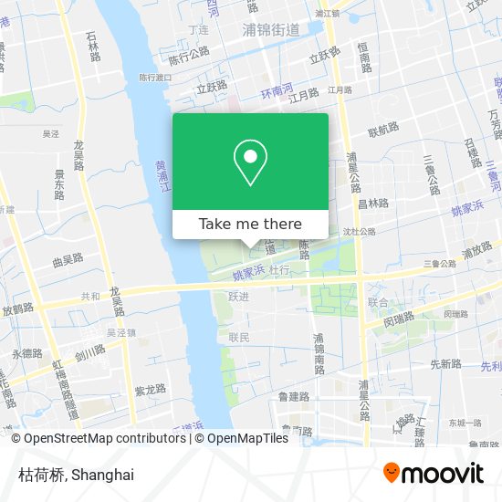 枯荷桥 map