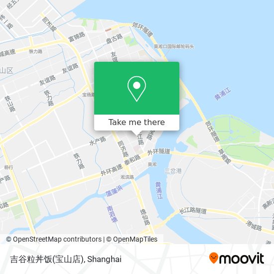 吉谷粒丼饭(宝山店) map