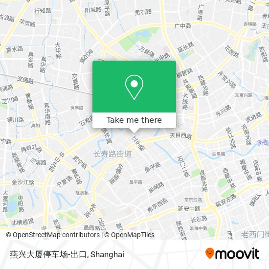 燕兴大厦停车场-出口 map