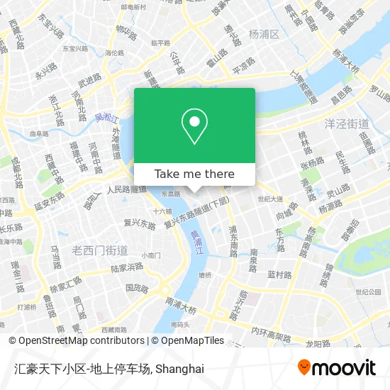 汇豪天下小区-地上停车场 map