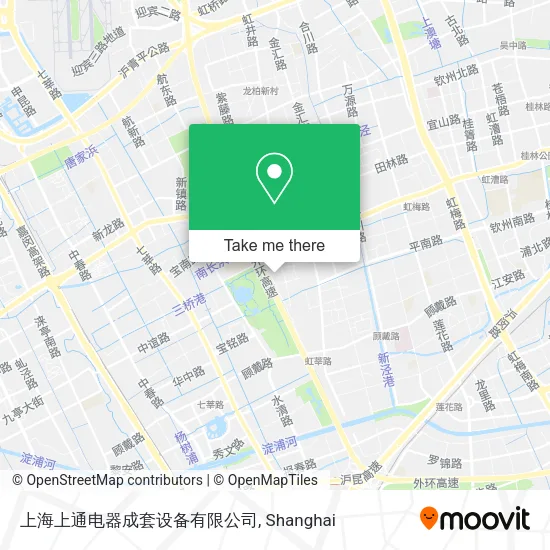上海上通电器成套设备有限公司 map