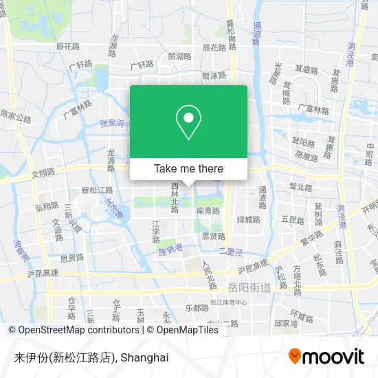 来伊份(新松江路店) map