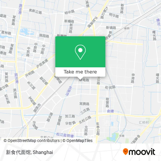 新食代面馆 map