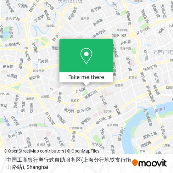 中国工商银行离行式自助服务区(上海分行地铁支行衡山路站) map