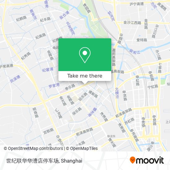 世纪联华华漕店停车场 map