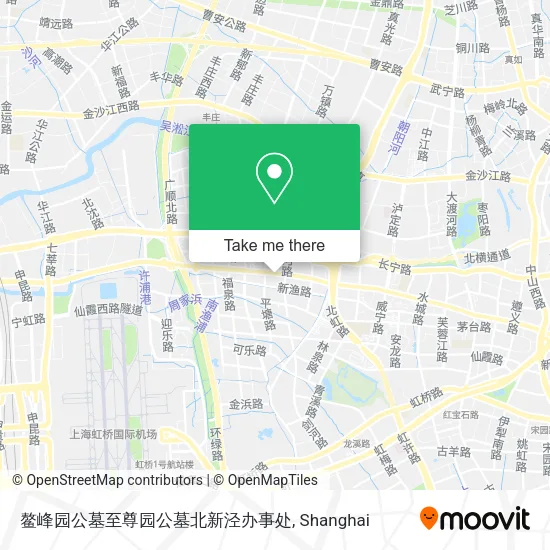 鳌峰园公墓至尊园公墓北新泾办事处 map