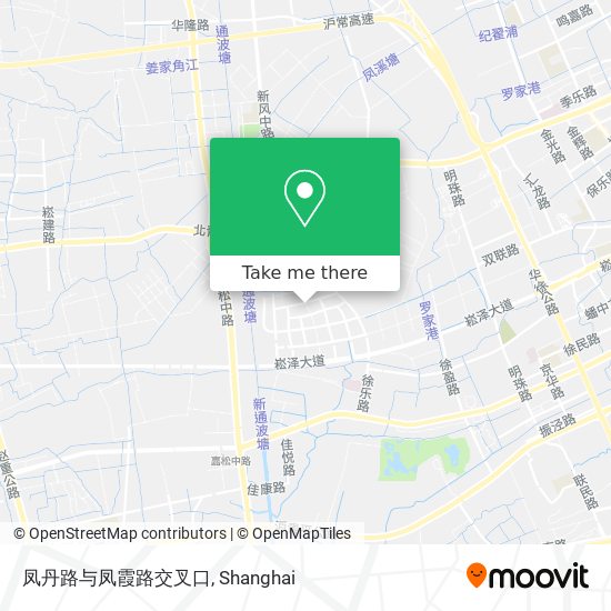 凤丹路与凤霞路交叉口 map