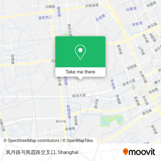 凤丹路与凤霞路交叉口 map