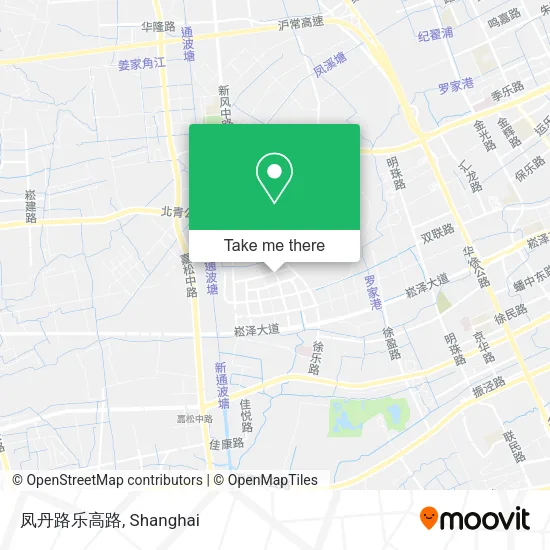 凤丹路乐高路 map