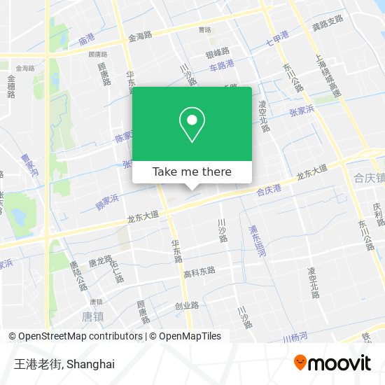 王港老街 map