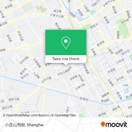 小昆山驾校 map