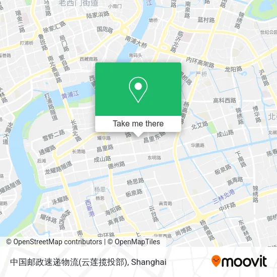 中国邮政速递物流(云莲揽投部) map
