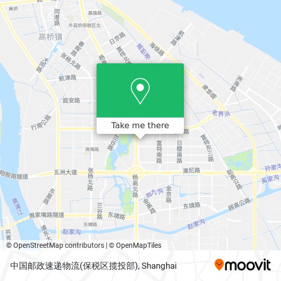 中国邮政速递物流(保税区揽投部) map