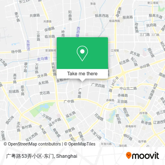 广粤路53弄小区-东门 map