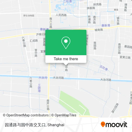 园通路与园中路交叉口 map