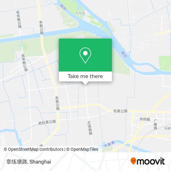 章练塘路 map
