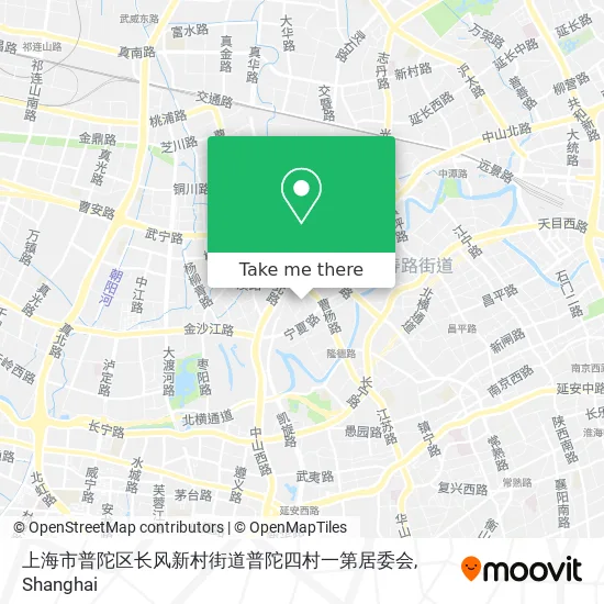 上海市普陀区长风新村街道普陀四村一第居委会 map