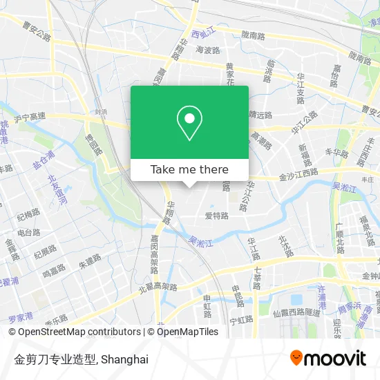 金剪刀专业造型 map