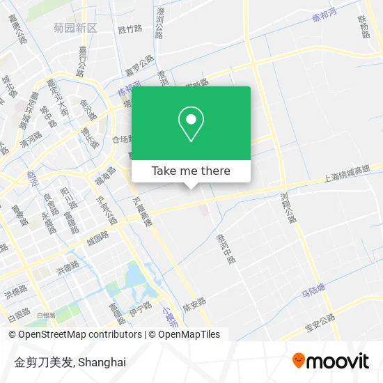 金剪刀美发 map