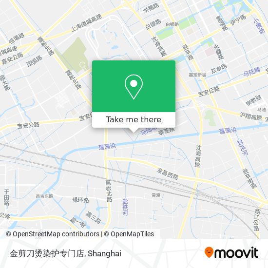 金剪刀烫染护专门店 map