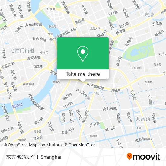 东方名筑-北门 map