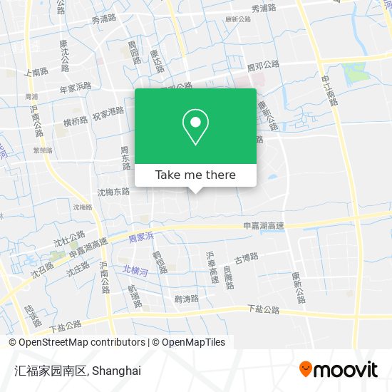 汇福家园南区 map