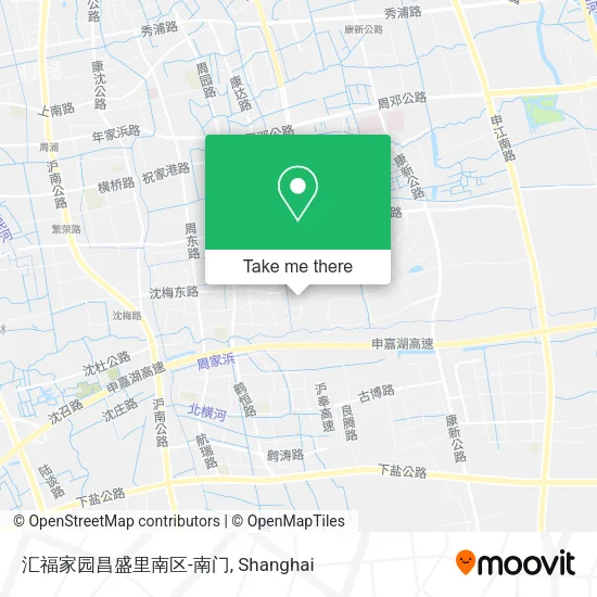汇福家园昌盛里南区-南门 map