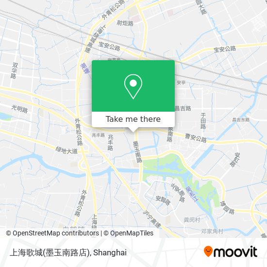 上海歌城(墨玉南路店) map