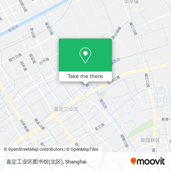 嘉定工业区图书馆(北区) map