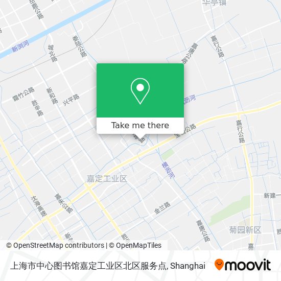 上海市中心图书馆嘉定工业区北区服务点 map