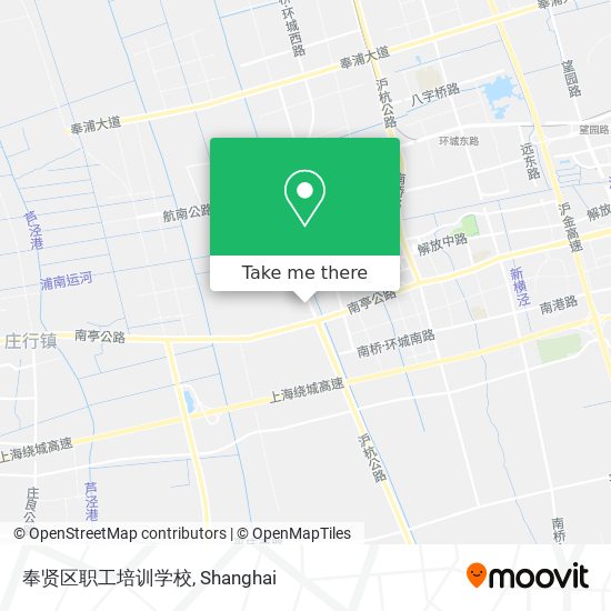 奉贤区职工培训学校 map