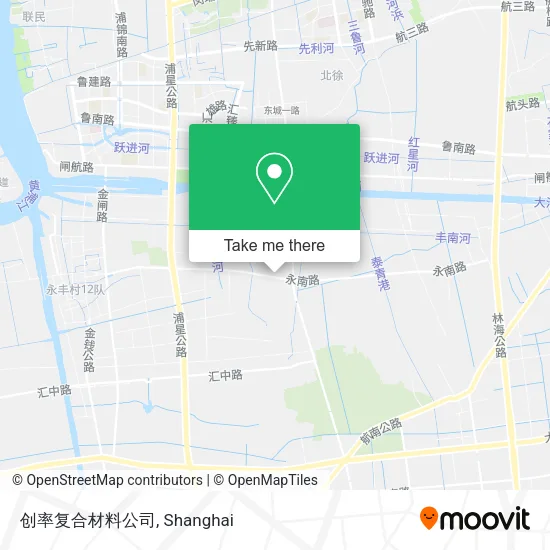 创率复合材料公司 map