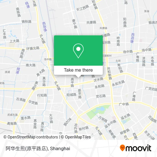 阿华生煎(原平路店) map