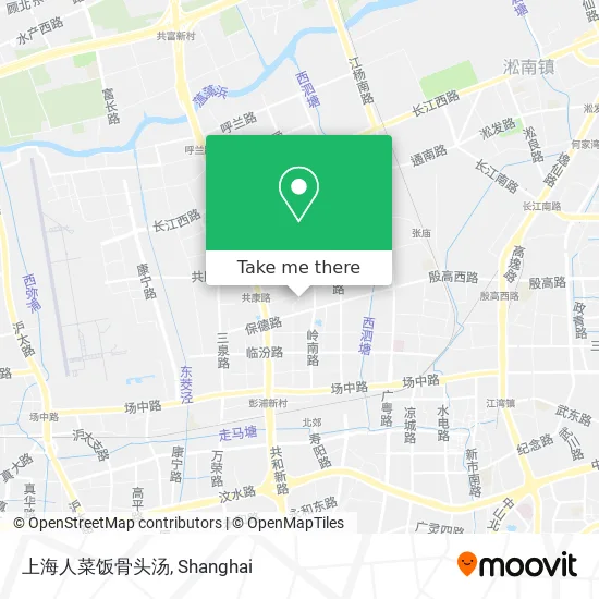 上海人菜饭骨头汤 map
